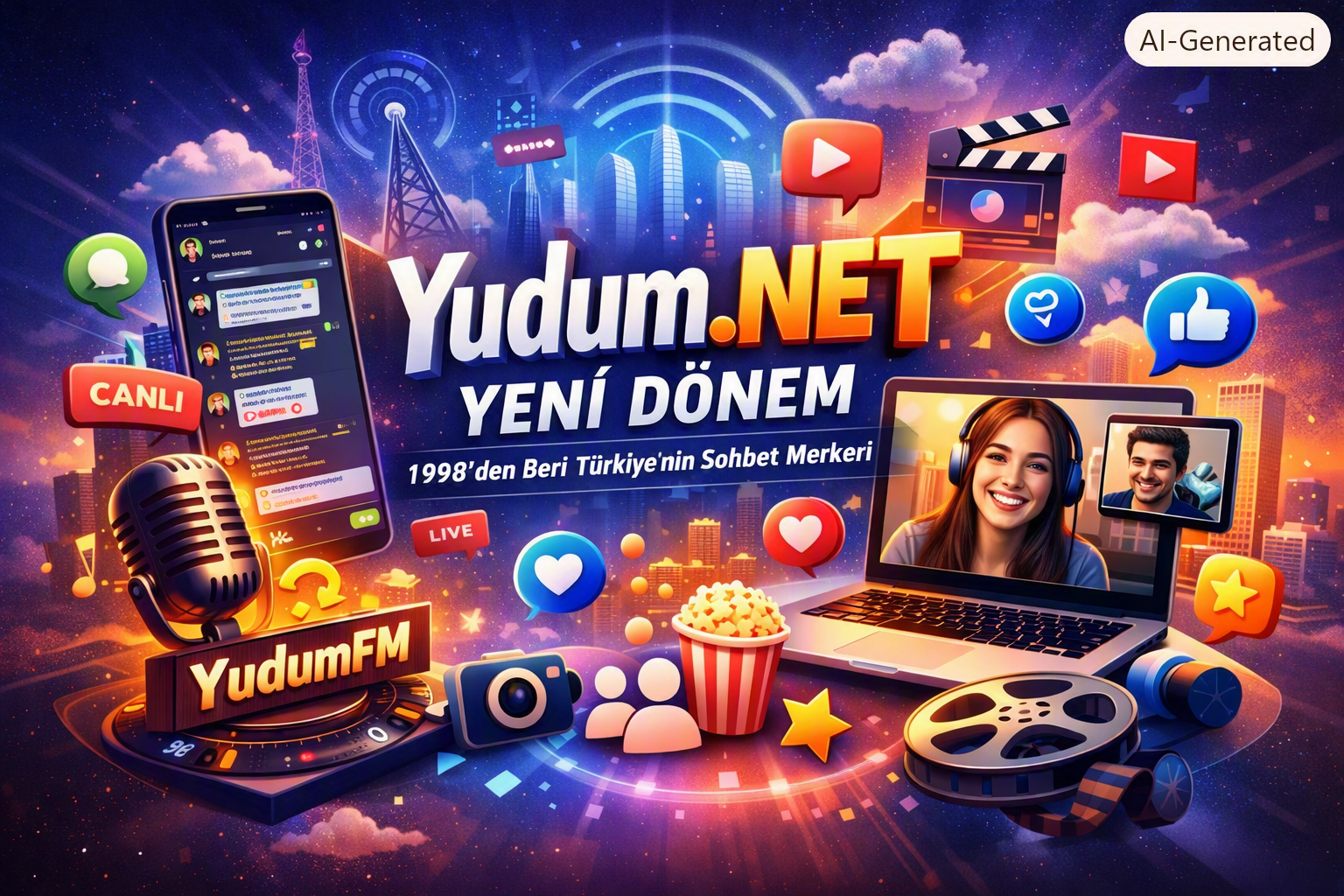Yudum.NET alt yapısı tamamen değişti - IRCD-WEBCHAT ve WEB